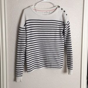 H&M Black & White Striped Sweater